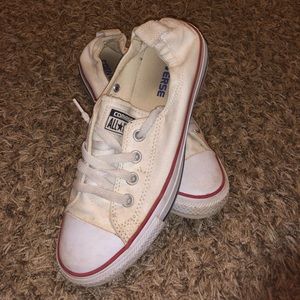 White low top converse!